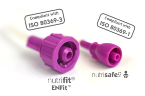 Nutrifit (an ENFit range)and Nutrisafe2, the Vygon's safety enteral feeding systems compliant with ISO 80369